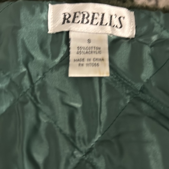 Rebell’s NWOT Cable Knit Thick Sweater Fleece Hoodie Jacket -Unisex - Picture 15 of 17